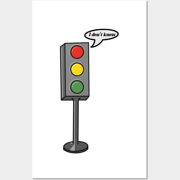 death by a thousand cuts traffic light Wall Art by kennaplate